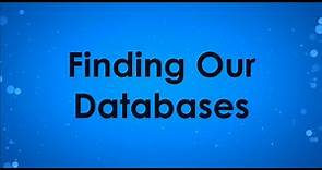 How to Access Fort Bend County Libraries' Online Databases