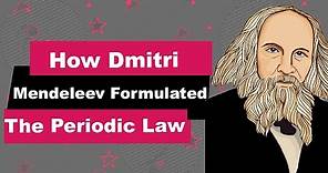 Dmitri Mendeleev Biography | Animated Video | Formulator of the Periodic Law