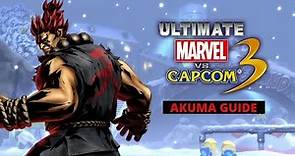 (Ultimate Marvel vs Capcom 3) Akuma complete guide