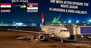 TRIPREPORT | AirSERBIA (ECONOMY) | Airbus A319-100 | Cairo - Belgrade
