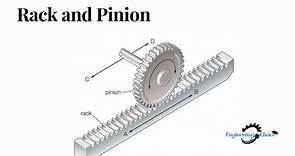 What is Rack and Pinion?- Definition and Application