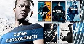 ORDEN CRONOLÓGICO PARA VER LA SAGA DE JASON BOURNE (Identidad Desconocida) Matt Damon