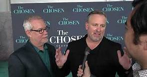 Chad Gundersen and Chris Juen Carpet Interview at The Chosen S4 Premiere