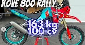Kove 800 Rally. 100 CV. 163 KG. Noticias