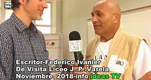 INFO IDEAS TV--HD--Federico Ivanier Escritor -Presenta su libro El Bosque- Liceo J P Varela .