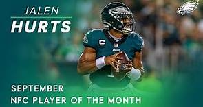 NFC Offensive Player of the Month: Jalen Hurts Highlights