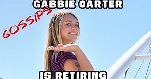 Gabbie Carter is retiring
