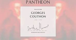 Georges Couthon Biography - French politician and lawyer (1755–1794)