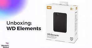Unboxing - WD Elements Portable | Western Digital Support