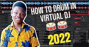 How to Drum 🥁 with keyboard in Virtual Dj Tutorial...