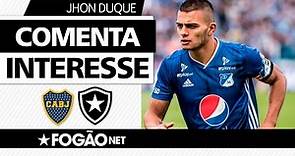 Jhon Duque, do Millonarios, comenta interesse de Botafogo e Boca Juniors