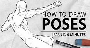 Learn to draw Poses in 5 Minutes! [Beginner Tutorial] | Drawlikeasir