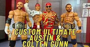 WWE ULTIMATE AUSTIN GUNN & COLTEN GUNN FROM AEW FIGURE REVIEW | CUSTOM SHOWCASE