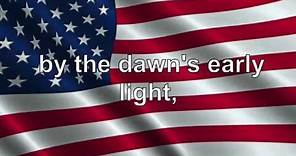 US National Anthem Lyrics The Star Spangled Banner