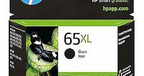 HP 65XL Black High-yield Ink Cartridge | Works with HP AMP 100 Series, HP DeskJet 2600, 3700 Series, HP ENVY 5000 Series | Eligible for Instant Ink | N9K04AN