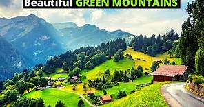 Beautiful green mountains | Magnificent view of nature | drone camera | greenery | nature video