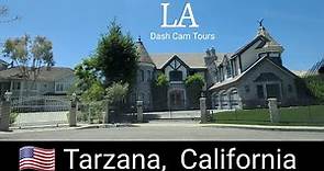 Driving Tour of Tarzana, a neighborhood named after a fictional character. Dash Cam Tours