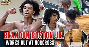 Brandon Boston Jr's MUST-SEE Workout At Old HS in ATL 👀 | LA Clippers Have a Good One! 🤫