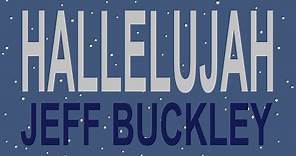Hallelujah [lyrics] - Jeff Buckley