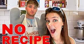 I tried baking WITHOUT A RECIPE ft. Jake Riley