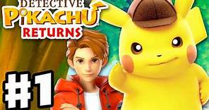 Detective Pikachu Returns - Gameplay Walkthrough Part 1 - Prologue and the Missing Jewel!