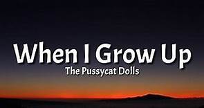 The Pussycat Dolls - When I Grow Up (Lyrics)