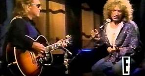 Mick Jones and Lou Gramm going acoustic on E!, 1993