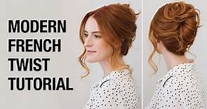 Modern French Twist Hairstyle Tutorial | Twisted Updo Formal Styling Technique | Kenra Professional