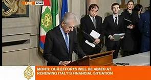Mario Monti accepts post as Italy's new PM