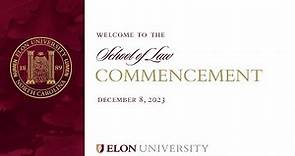 2023 Elon University School of Law Commencement
