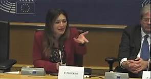 Pina Picierno - Oggi a Bruxelles al Parlamento Europeo...