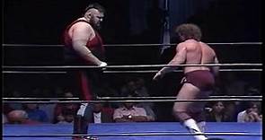 1985 03 22 Brad Armstrong vs One Man Gang