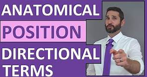 Anatomical Position and Directional Terms - Anatomy and Physiology