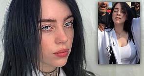Billie Eilish reacts to her viral tank top photo going viral.