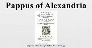 Pappus of Alexandria