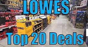 Lowe's Top 20 Things To Buy This week