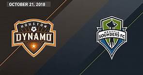 HIGHLIGHTS: Houston Dynamo vs. Seattle Sounders FC | October 21, 2018