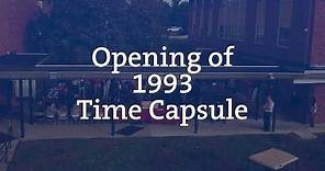 Opening of the 1993 Time Capsule