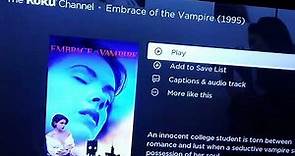 Embrace of the vampire movie review
