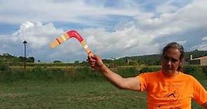 Cómo se lanza un boomerang - How to throw a boomerang
