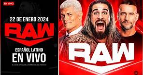 WWE RAW 22 de Enero 2024 EN VIVO | Español Latino | WWE RAW 22/01/2024 Narración Español Latino