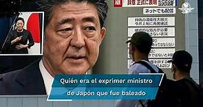 Shinzo Abe. ¿Quién era el exprimer ministro de Japón que fue baleado?