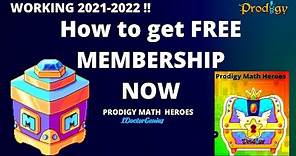 Prodigy Math Game: How to get Free Membership ~ No Hacking ~ Working 2021