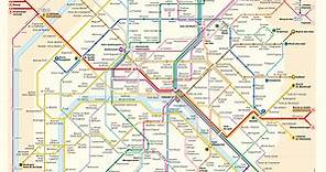 巴黎地鐵 paris metro & city map