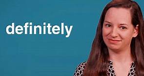 How to Remember the Spelling of 'Definitely' (Video)