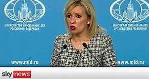 Ukraine Crisis: Russian spokeman's fiery response to Sky News question