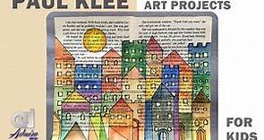 Paul Klee Project for Art Students | Paint like Paul Klee (castle and sun)| paul klee paintings