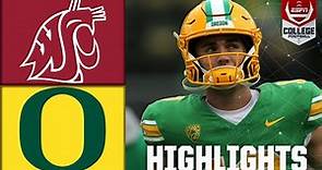 Washington State Cougars vs. Oregon Ducks | Full Game Highlights