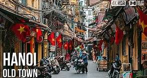 Hanoi City, The Old Town/Quarter - 🇻🇳 Vietnam [4K HDR] Walking Tour