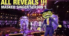 All Reveals Masked Singer | Season 3 USA